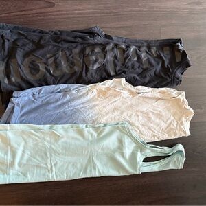 Set of Three Tank Tops LULULEMON sz XS US 2